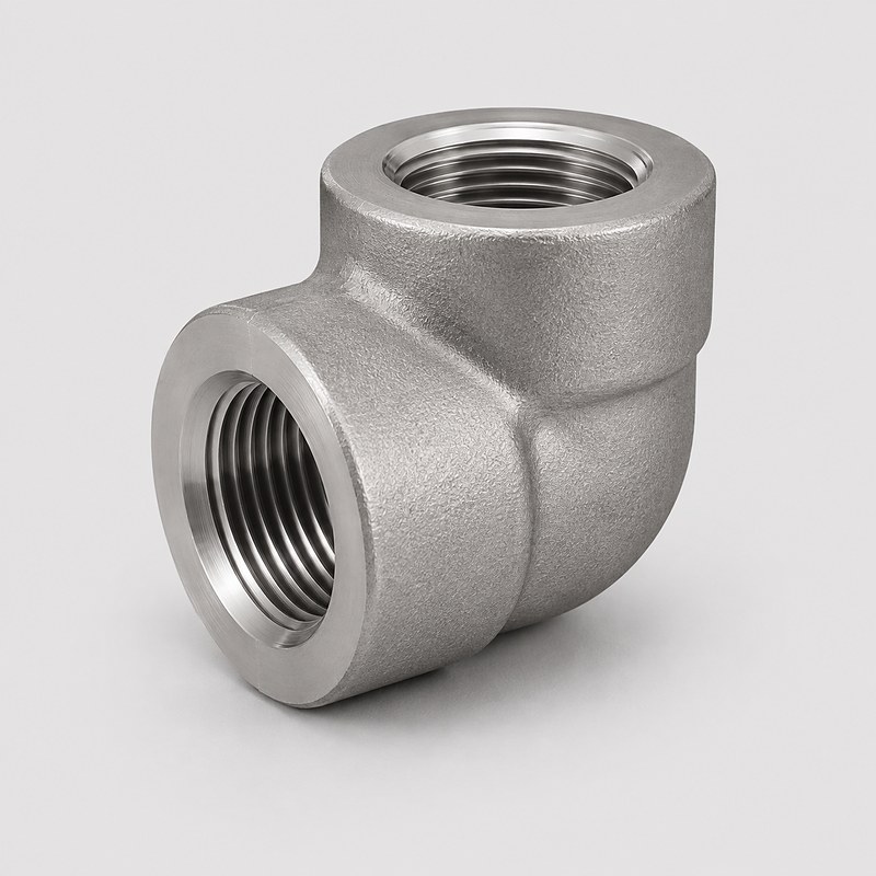 Codo 90° inoxidable clase 3000 · SS316