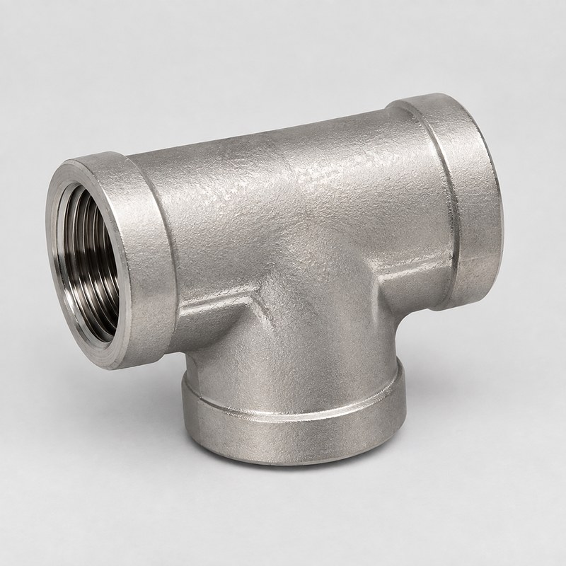 TEE inoxidable 304/316 · NPT